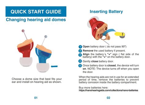 Rechargeable Hearing Aids Quick Start Guide